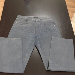 Gray twill Canali Pants